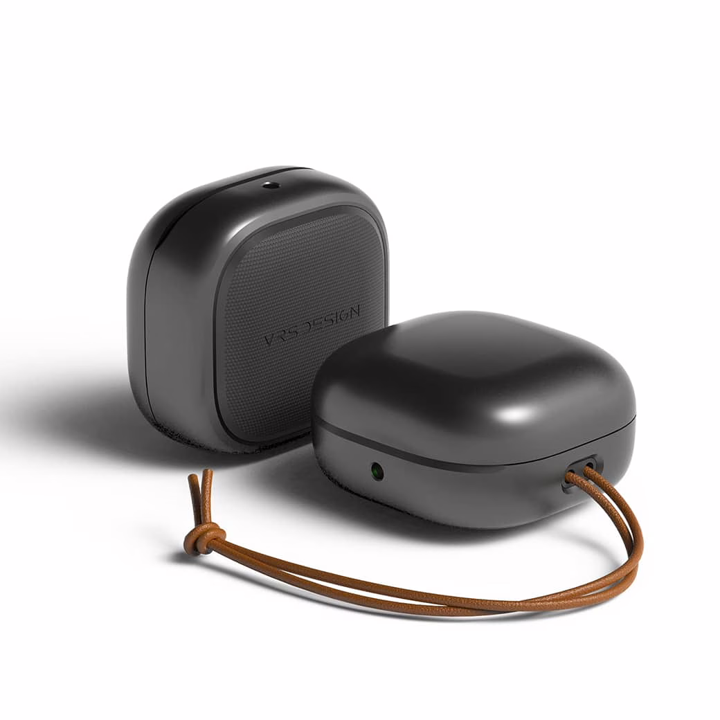 เคส VRS รุ่น Modern - Galaxy Buds 2 Pro/ Buds 2/ Buds Pro/ Buds Live - Metal Black