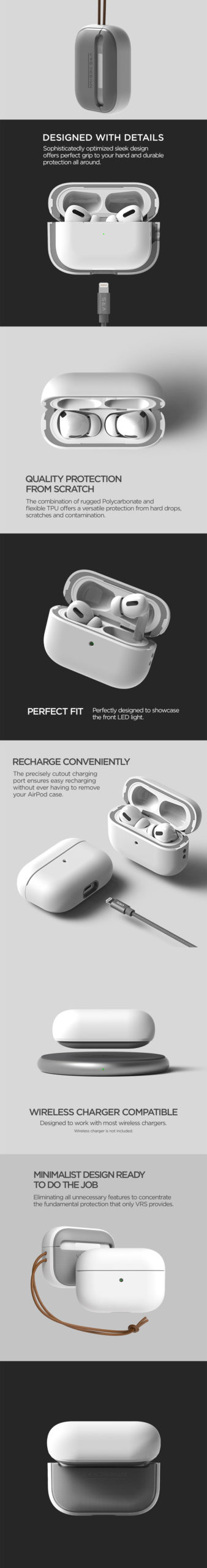 VRS รุ่น Modern - เคส Airpods Pro - เหลือง