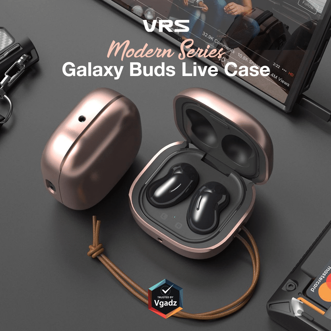 เคส VRS รุ่น Modern - Galaxy Buds 2/ Buds Pro/ Buds Live - White