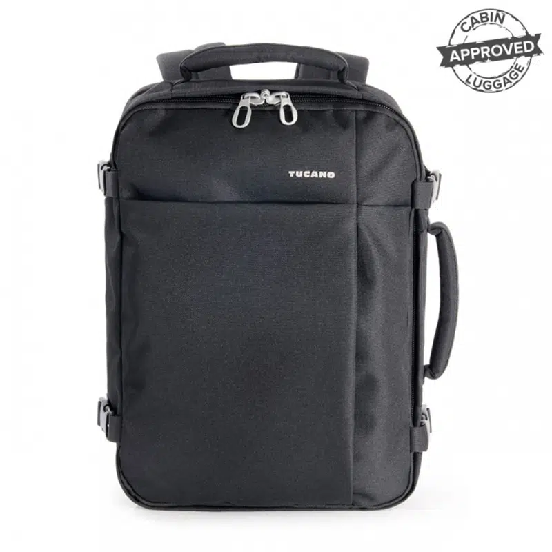 กระเป๋าเป้ Tucano รุ่น Tugo' M Travel Backpack, Cabin Luggage ความจุ 20 ลิตร (Compatible with Notebook 15.6") - ดำ