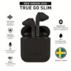 หูฟังไร้สาย Defunc รุ่น TRUE GO Slim (ขนาดเล็กลง พกพาสะดวก) - ดำ