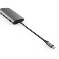 อุปกรณ์เชื่อมต่อ HYPER รุ่น HyperDrive Power 9-in-1 USB Type-C Hub - สีเทา