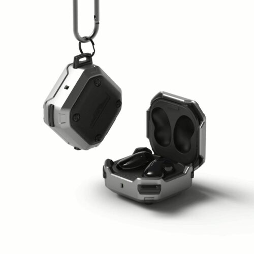 เคส VRS รุ่น Active - Galaxy Buds 2 Pro/ Buds 2/ Buds Pro/ Buds Live - เงิน - Image 3