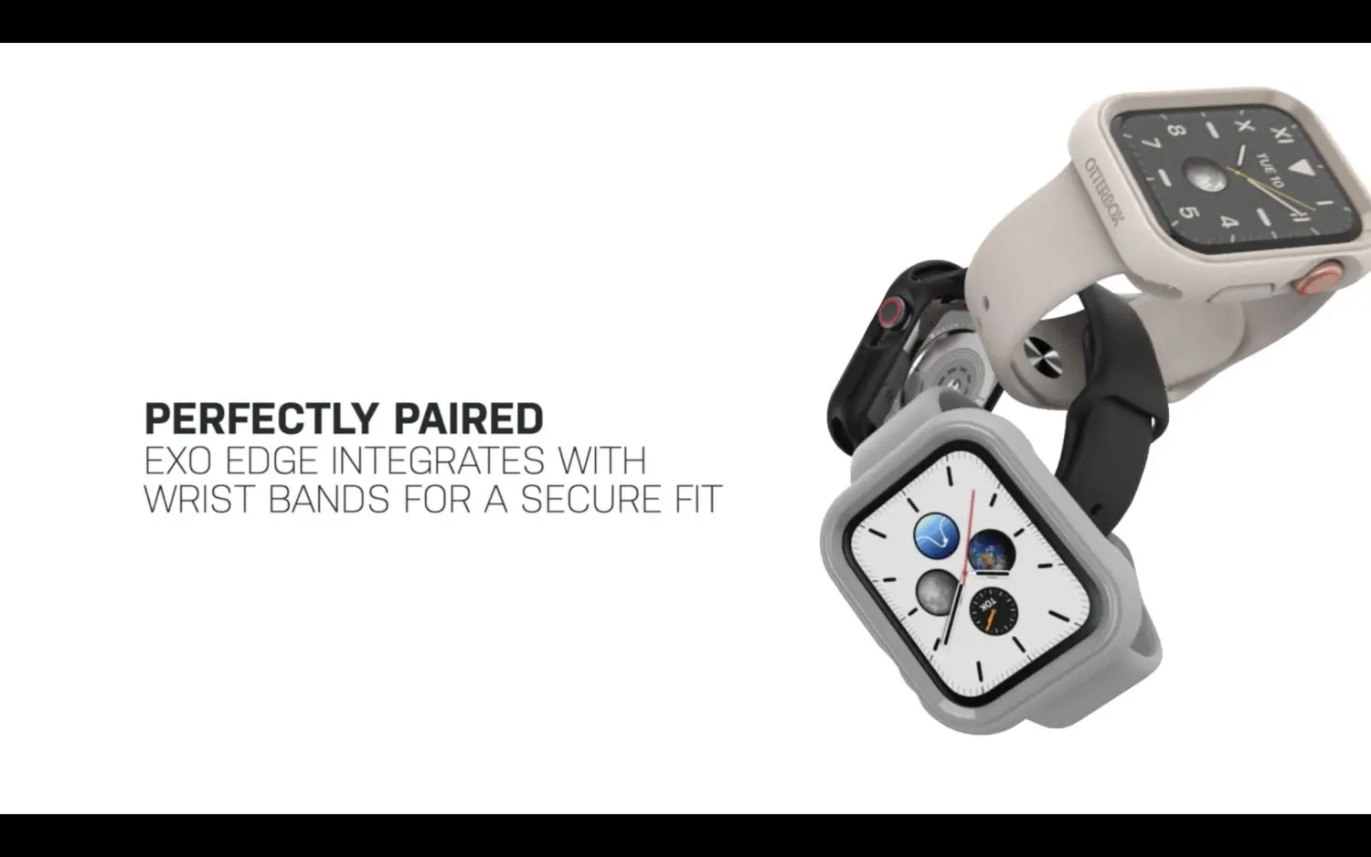 เคส OtterBox รุ่น Exo Edge - Apple Watch Series 6/SE/5/4 (44mm) - ดำ