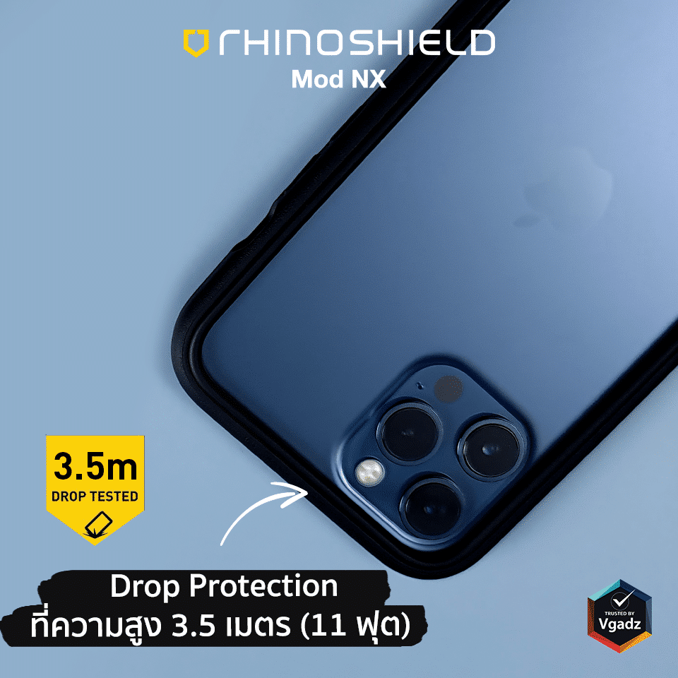 เคส RhinoShield รุ่น Mod NX - iPhone 12 / 12 Pro - น้ำเงิน