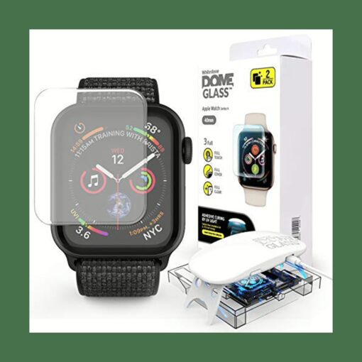 ฟิล์มกระจกนิรภัย Whitestone Dome Glass - Apple Watch Series 6/SE/5/4 (40mm) - อุปกรณ์การติดแบบครบชุด