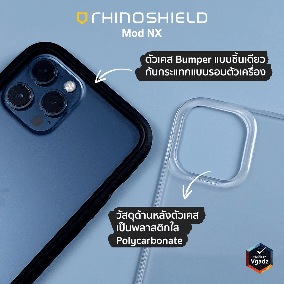 เคส RhinoShield รุ่น Mod NX - iPhone 12 / 12 Pro - ชมพู