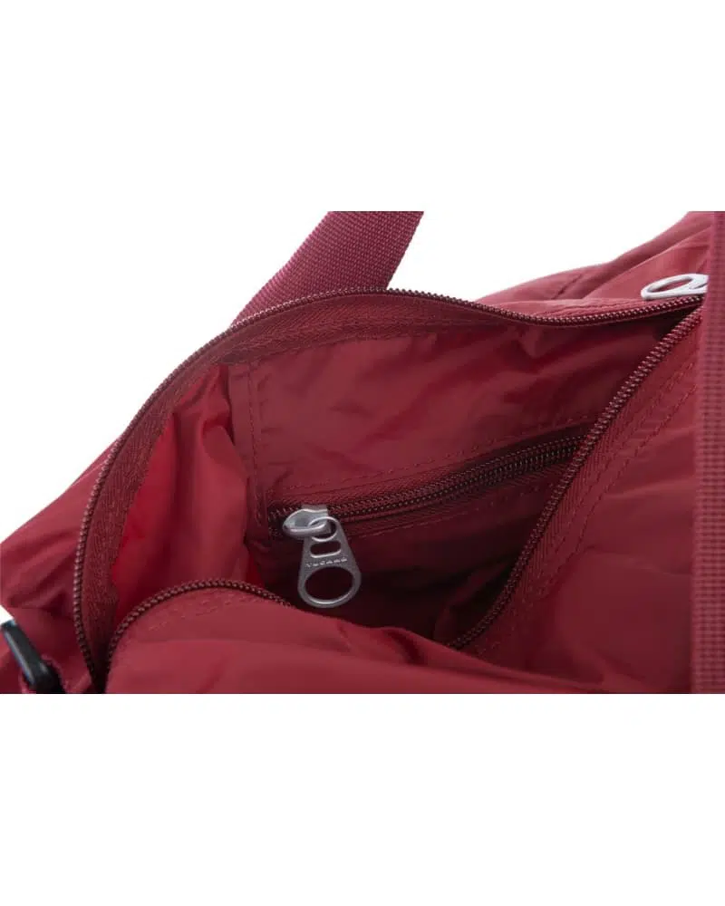 กระเป๋า Tucano รุ่น Compatto Super Light Completely Foldable Weekender Bag - แดงเบอร์กันดี้