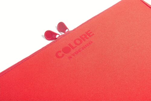 ซองโน๊ตบุ๊ค Tucano รุ่น Colore Neoprene Case - MacBook 15" / Notebook 13" and 14" - แดง - Image 6