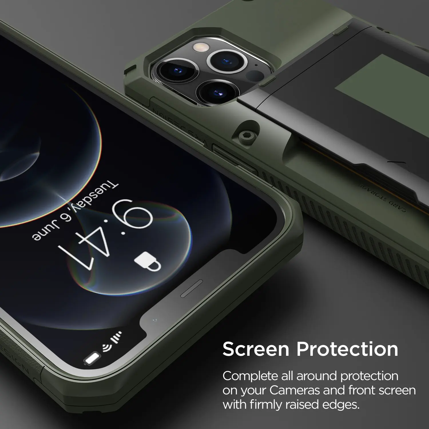 เคส VRS รุ่น Damda Glide Pro - iPhone 12 Pro Max - เขียว