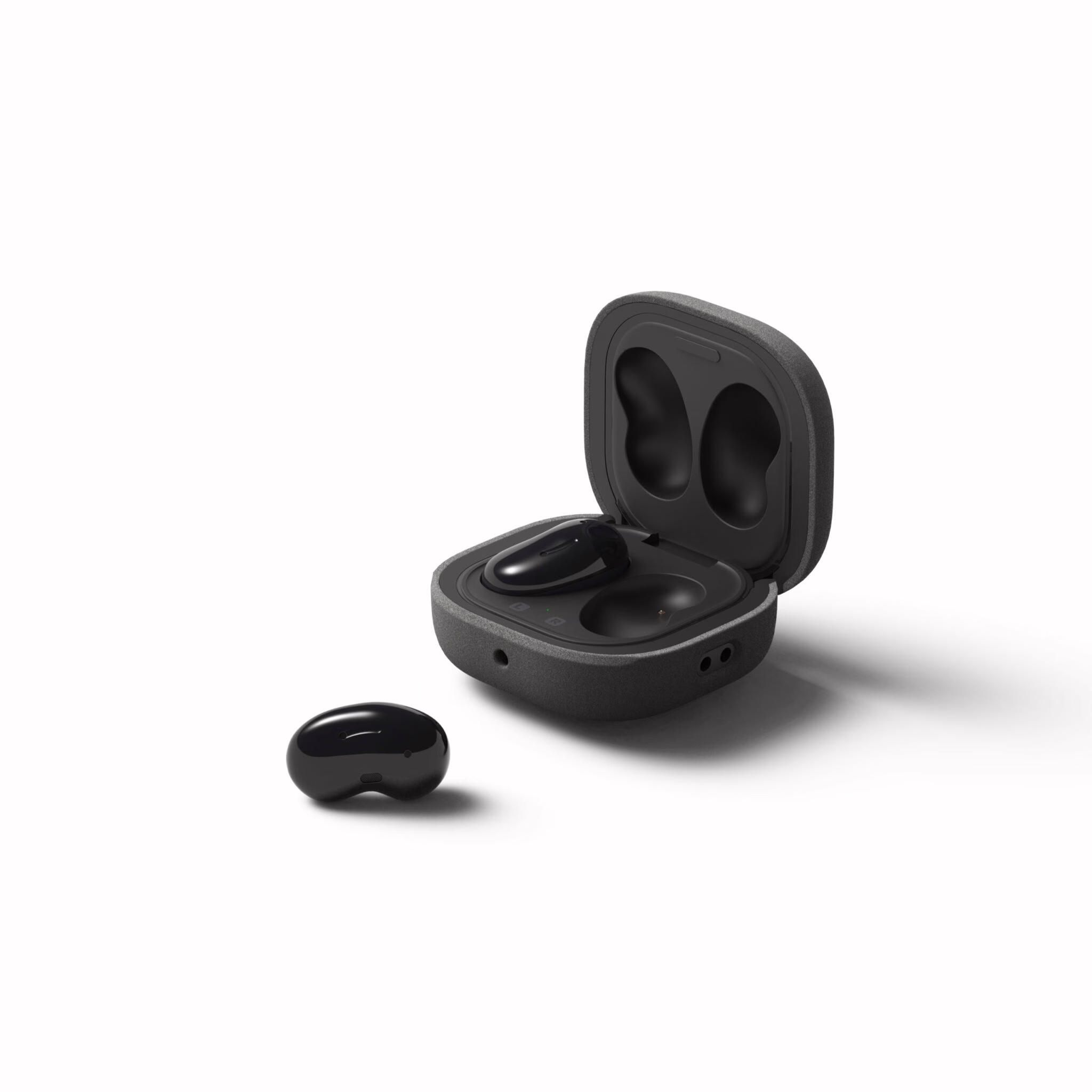 เคส VRS รุ่น Modern - Galaxy Buds 2 Pro/ Buds 2/ Buds Pro/ Buds Live - Metal Black