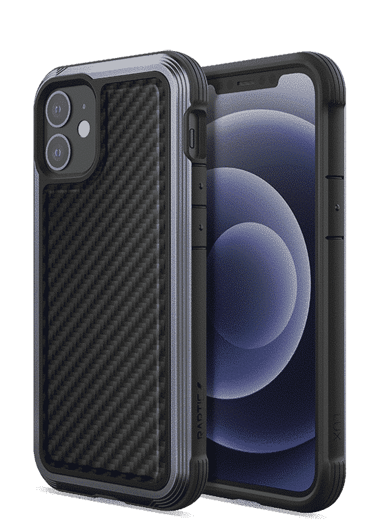 เคส X-Doria รุ่น Raptic Lux - iPhone 12 / 12 Pro - สีดำคาร์บอน