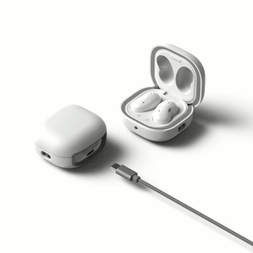 เคส VRS รุ่น Modern - Galaxy Buds 2 Pro/ Buds 2/ Buds Pro/ Buds Live - White - Image 8