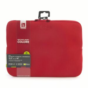 ซองโน๊ตบุ๊ค Tucano รุ่น Colore Neoprene Case - MacBook 15" / Notebook 13" and 14" - แดง