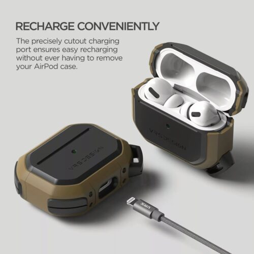 VRS รุ่น Active - เคส Airpods Pro - กากี - Image 9