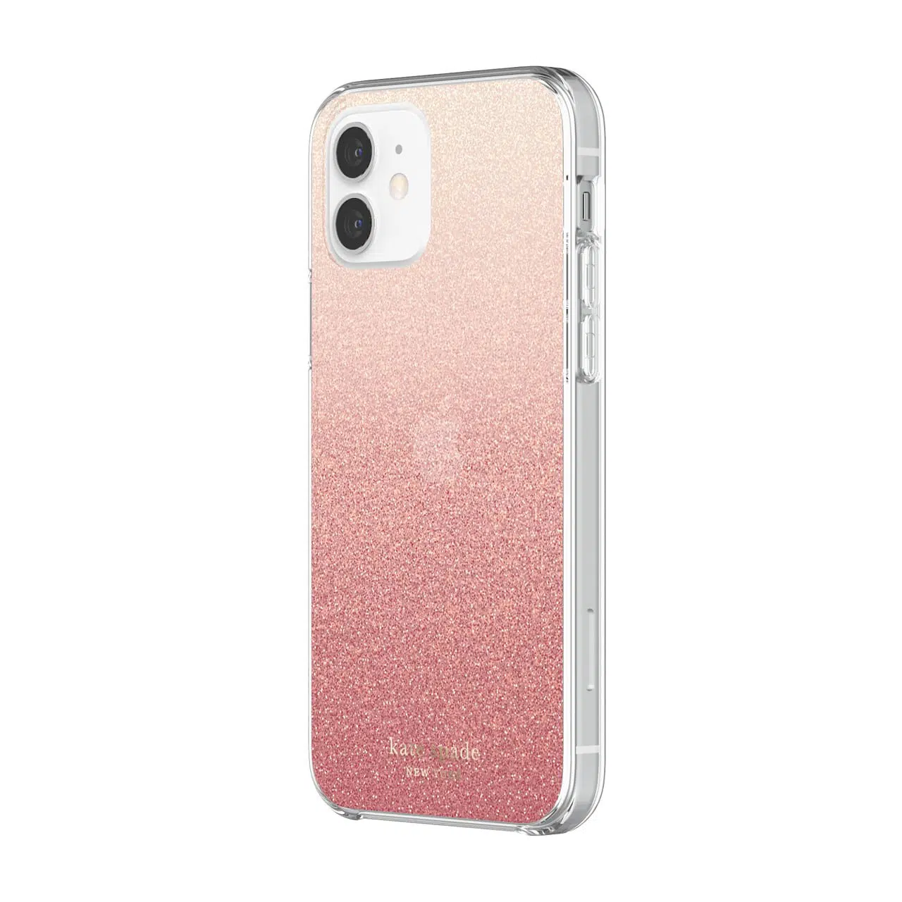 เคส Kate Spade New York รุ่น Protective Hardshell Case - iPhone 12 Mini - Glitter Ombre Sunset Pink