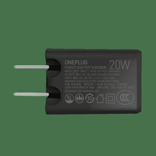 หัวปลั๊กชาร์จเร็ว Momax รุ่น ONE Plug 20W USB-C - ดำ 6 หัวปลั๊กชาร์จเร็ว Momax รุ่น ONE Plug 20W USB-C - ดำ