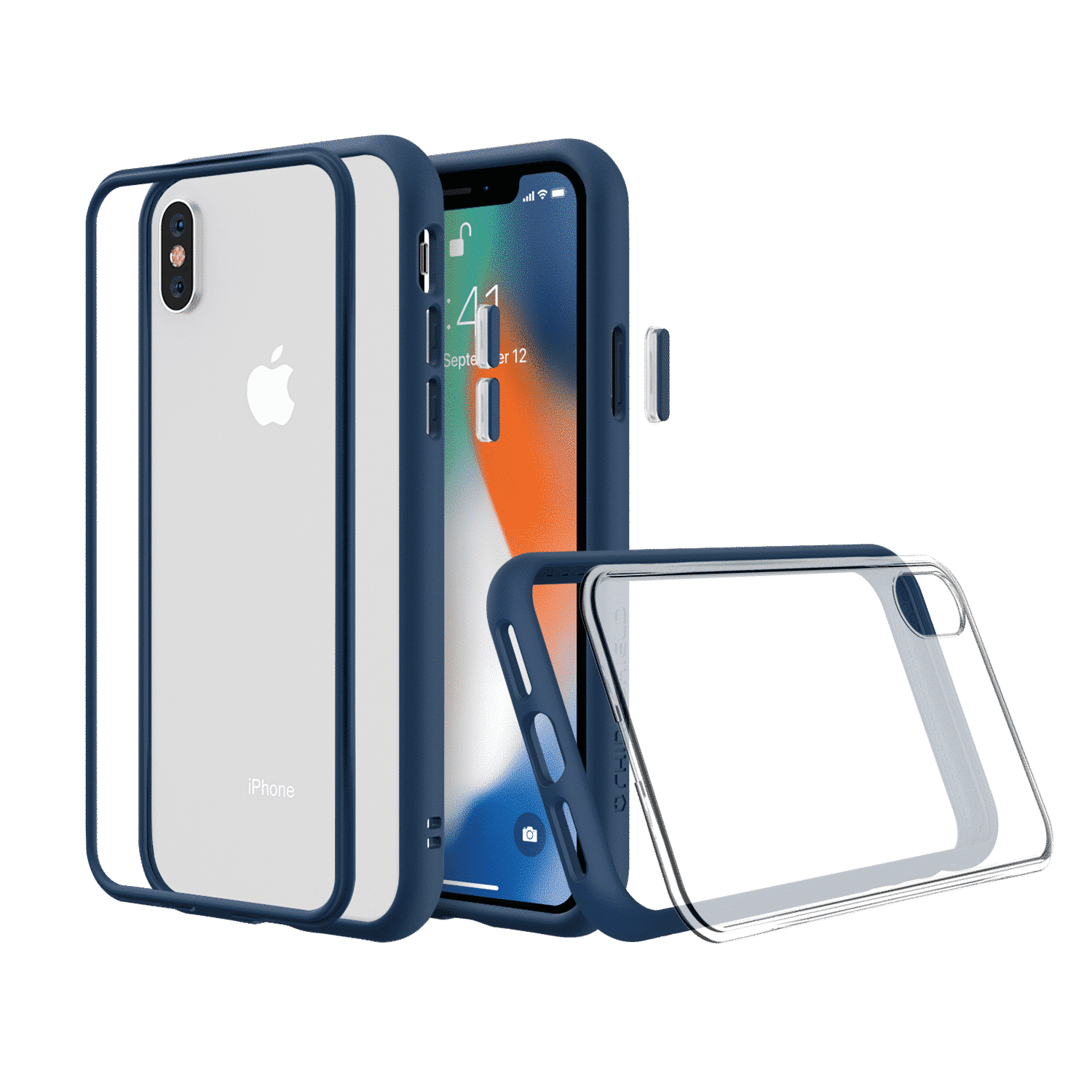 เคส RhinoShield รุ่น Mod NX - iPhone Xs Max - Royal Blue