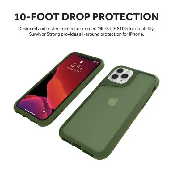 เคส Griffin รุ่น Survivor Strong - iPhone 11 Pro - Bronze Green