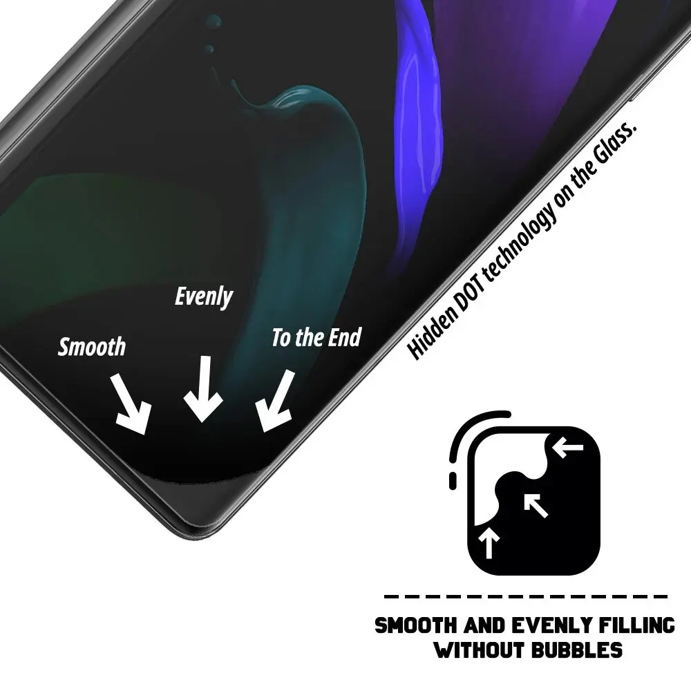 ฟิล์มกระจกนิรภัย Whitestone Dome Glass - Galaxy Z Fold 2 - อุปกรณ์การติดแบบครบชุด