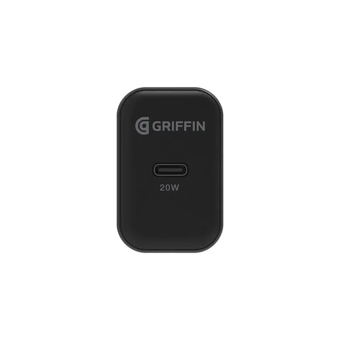 หัวปลั๊ก Griffin รุ่น PowerBlock USB-C PD 20W - สีดำ