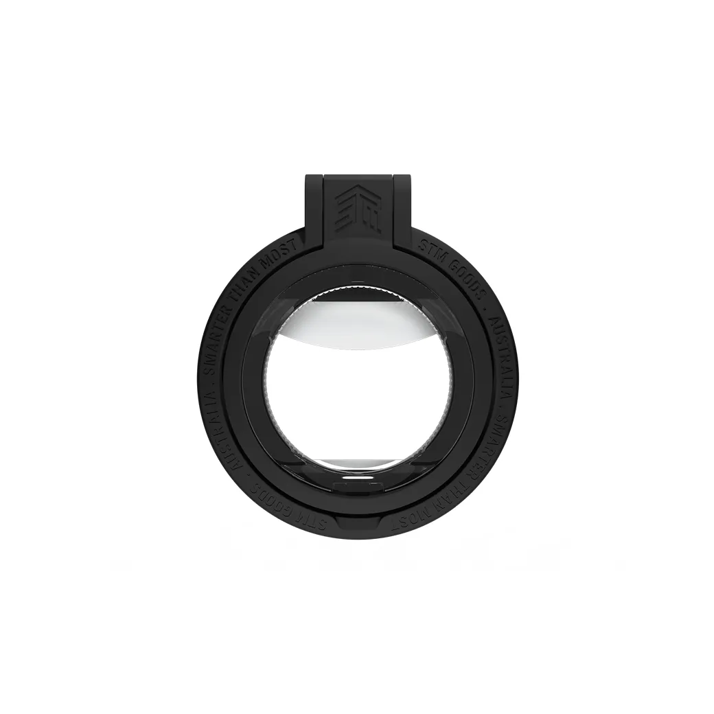 [ซื้อคู่ Mag Adapter ราคาพิเศษ] แหวนติดหลังมือถือ STM รุ่น Mag Loop สำหรับคล้องนิ้ว ขาตั้ง และที่เปิดขวด (ใช้กับอุปกรณ์ที่ซัพพอร์ต Magsafe) - สีดำ