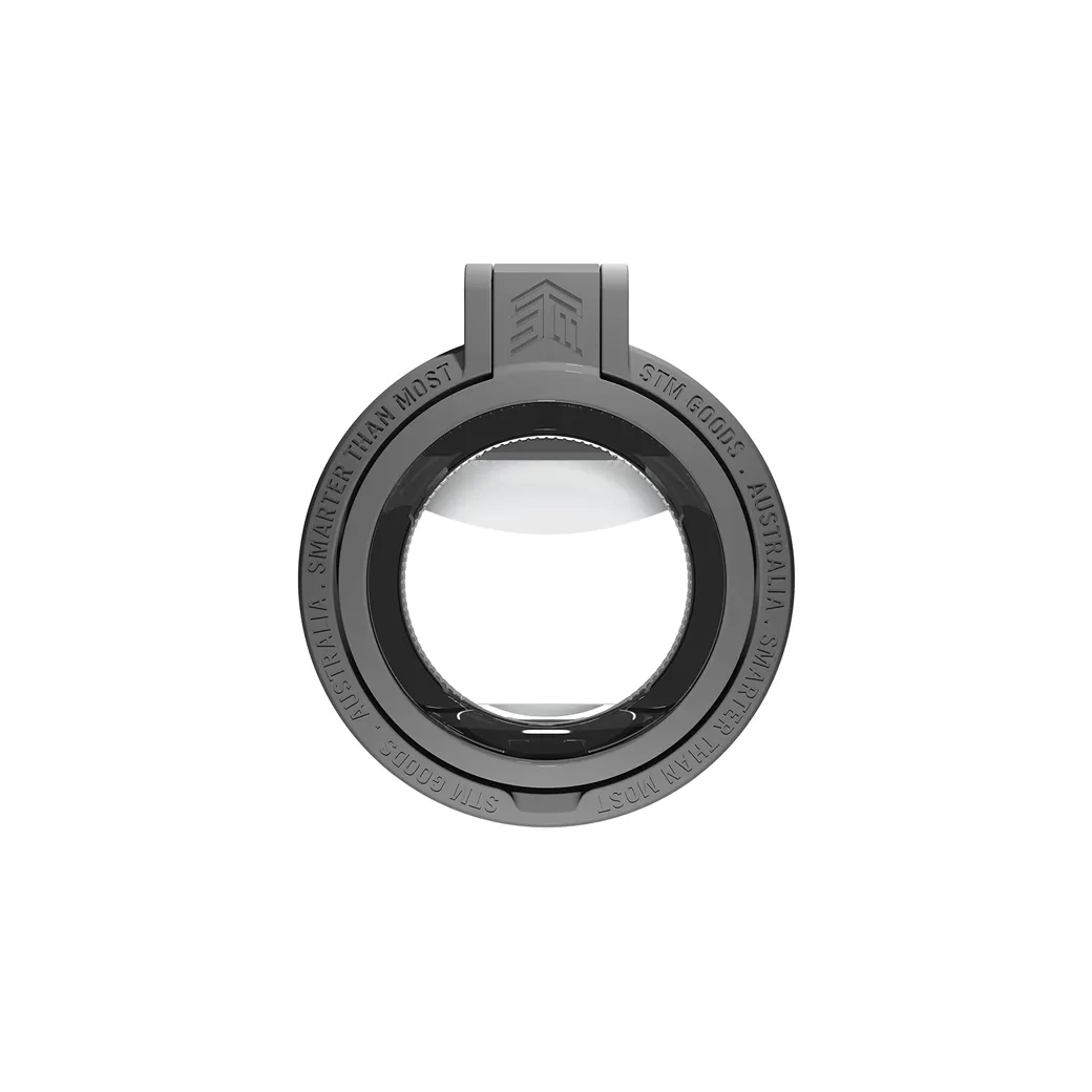 [ซื้อคู่ Mag Adapter ราคาพิเศษ] แหวนติดหลังมือถือ STM รุ่น Mag Loop สำหรับคล้องนิ้ว ขาตั้ง และที่เปิดขวด (ใช้กับอุปกรณ์ที่ซัพพอร์ต Magsafe) - สีเทา