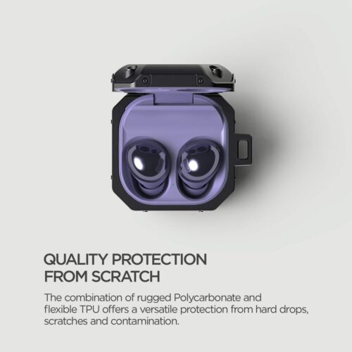 เคส VRS รุ่น Active Fit - Galaxy Buds 2 Pro/ Buds 2/ Buds Pro/ Buds Live - ดำ - Image 9