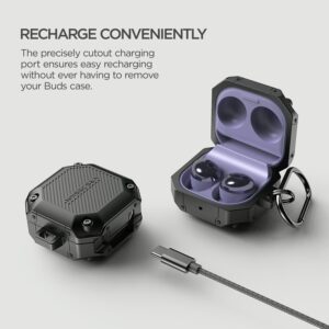 เคส VRS รุ่น Active Fit - Galaxy Buds 2 Pro/ Buds 2/ Buds Pro/ Buds Live - ดำ
