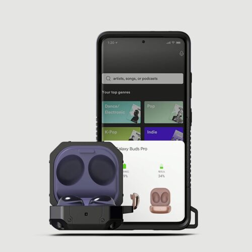 เคส VRS รุ่น Active Fit - Galaxy Buds 2 Pro/ Buds 2/ Buds Pro/ Buds Live - ดำ - Image 4