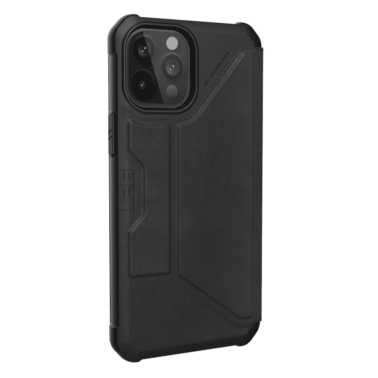เคส UAG รุ่น Metropolis - iPhone 12 Pro Max - หนังแท้สีดำ