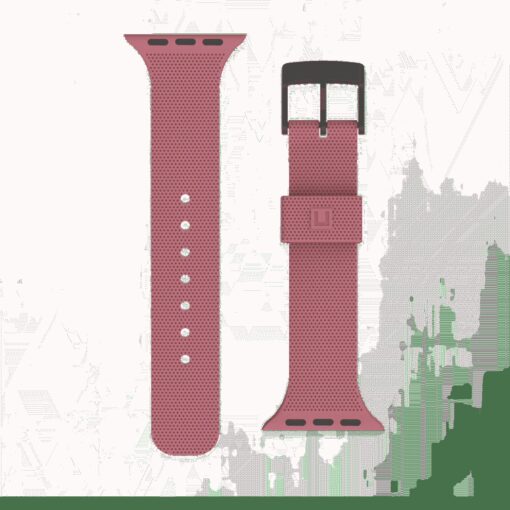 [U] by UAG รุ่น Dot Silicone Strap - สายนาฬิกา Apple Watch 42/44/45/49mm - Dusty Rose - Image 5