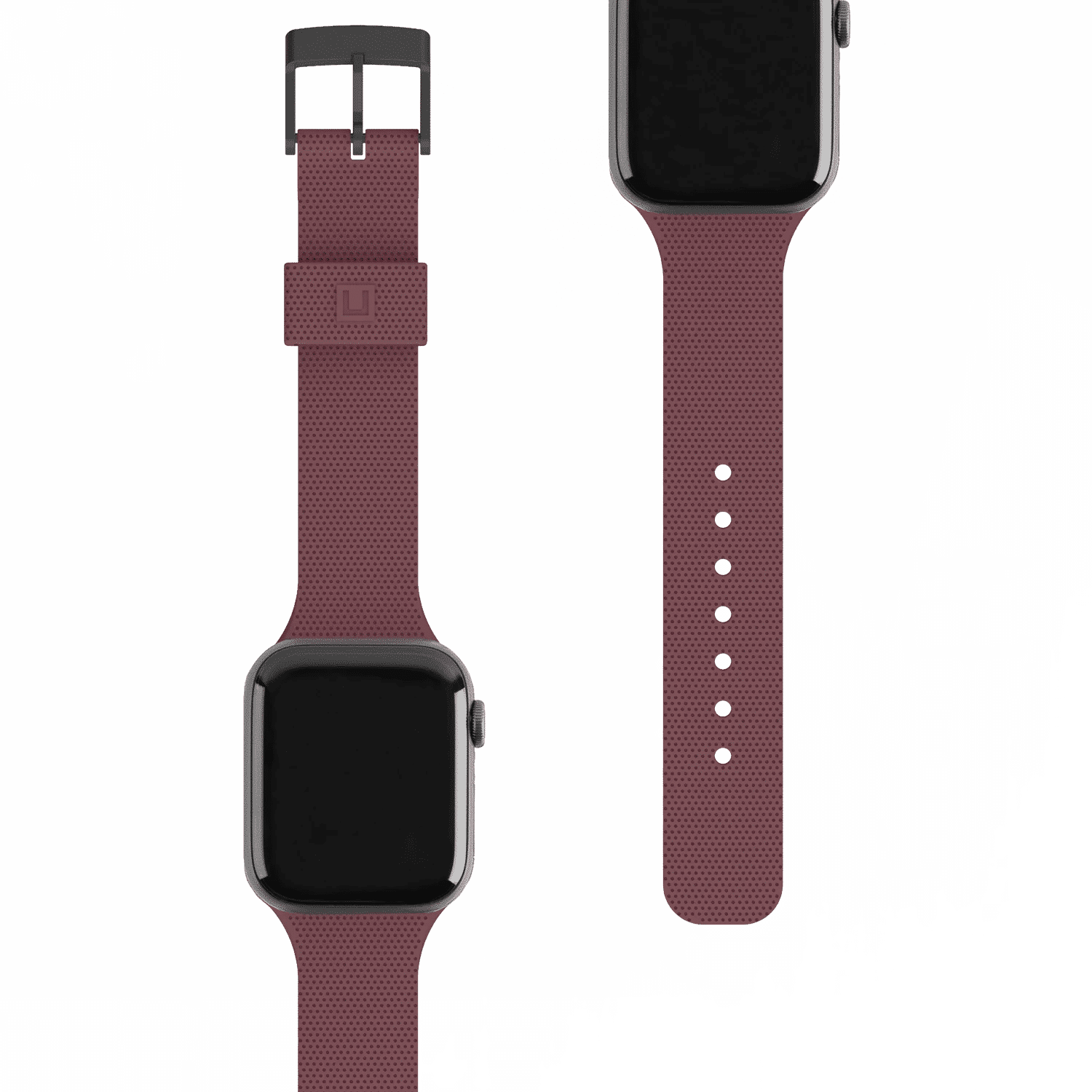 สายนาฬิกา [U] by UAG รุ่น Dot Silicone Strap - Apple Watch 41mm/40mm/38mm - Aubergine