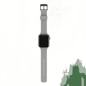[U] by UAG รุ่น Dot Silicone Strap - สายนาฬิกา Apple Watch 42/44/45/49mm - สี Grey