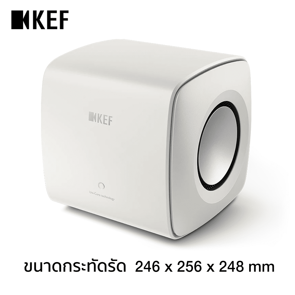 ลำโพงเบส KEF รุ่น KC62 Powered Subwoofer - Titanium