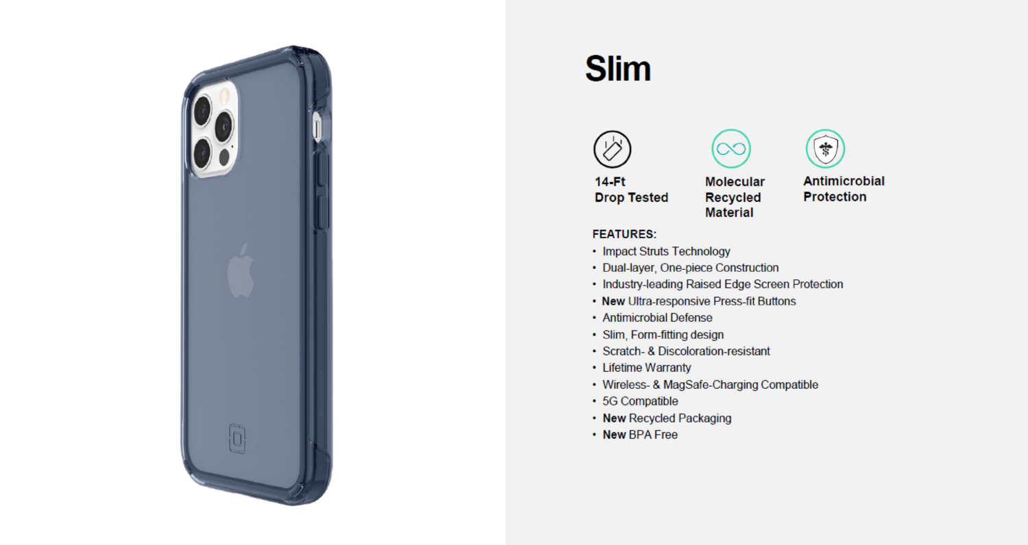 เคส Incipio รุ่น Slim - iPhone 13 Pro Max - ใส