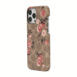 เคส Coach รุ่น Slim Wrap - iPhone 13 Pro Max - Prairie Rose Signature C Khaki
