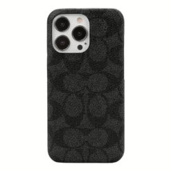 เคส Coach รุ่น Slim Wrap - iPhone 13 Pro - Signature C Black