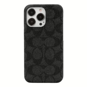 เคส Coach รุ่น Slim Wrap - iPhone 13 Pro - Signature C Black