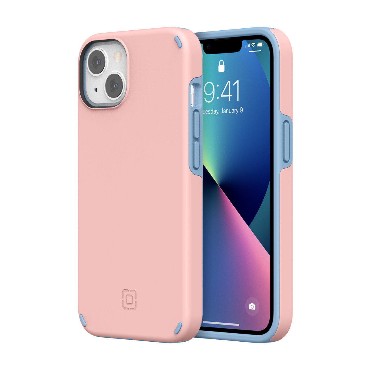 เคส Incipio รุ่น Duo - iPhone 13 - Rose Pink/Powder Blue