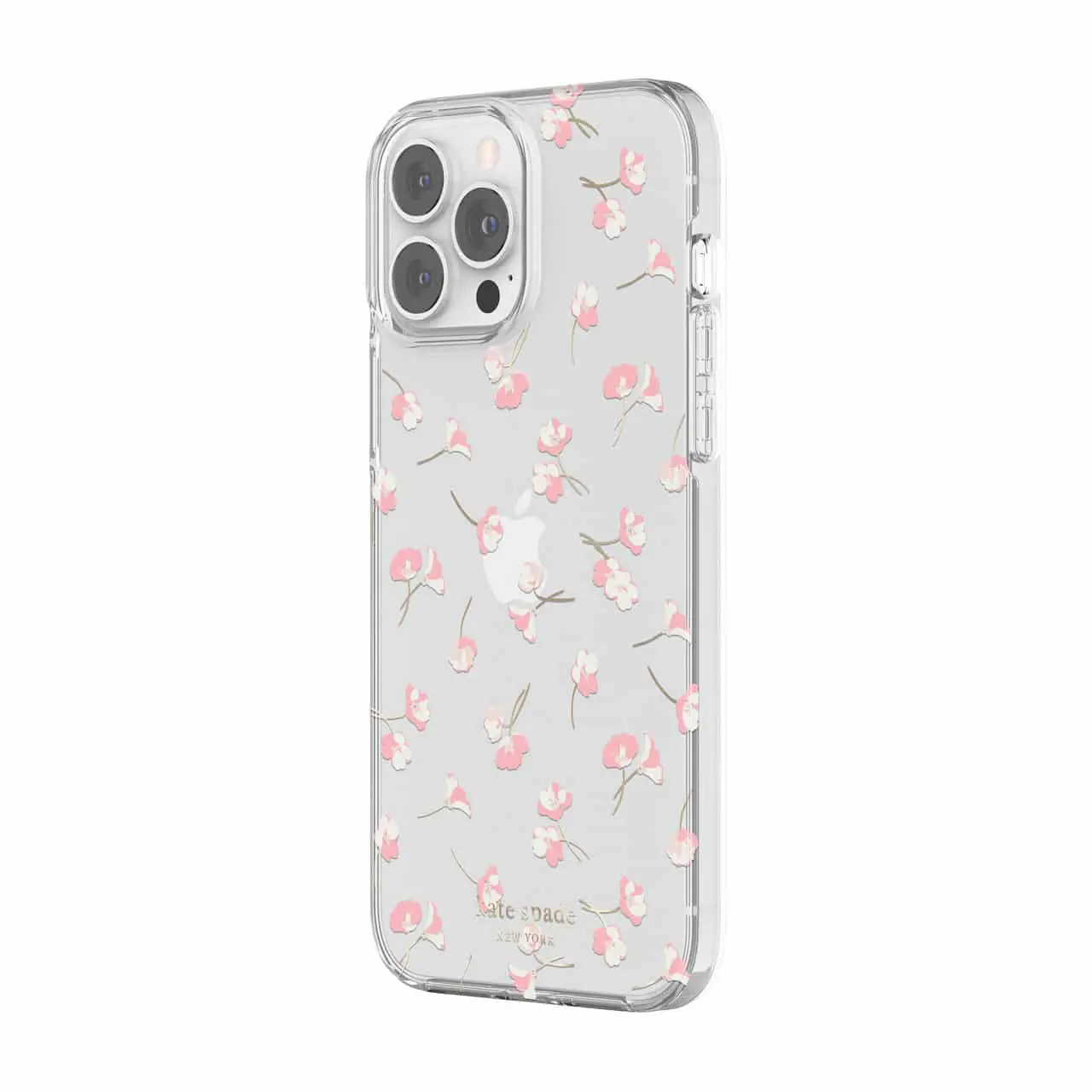 เคส Kate Spade New York รุ่น Protective Hardshell Case - iPhone 13 Pro Max - Falling Poppies Blush