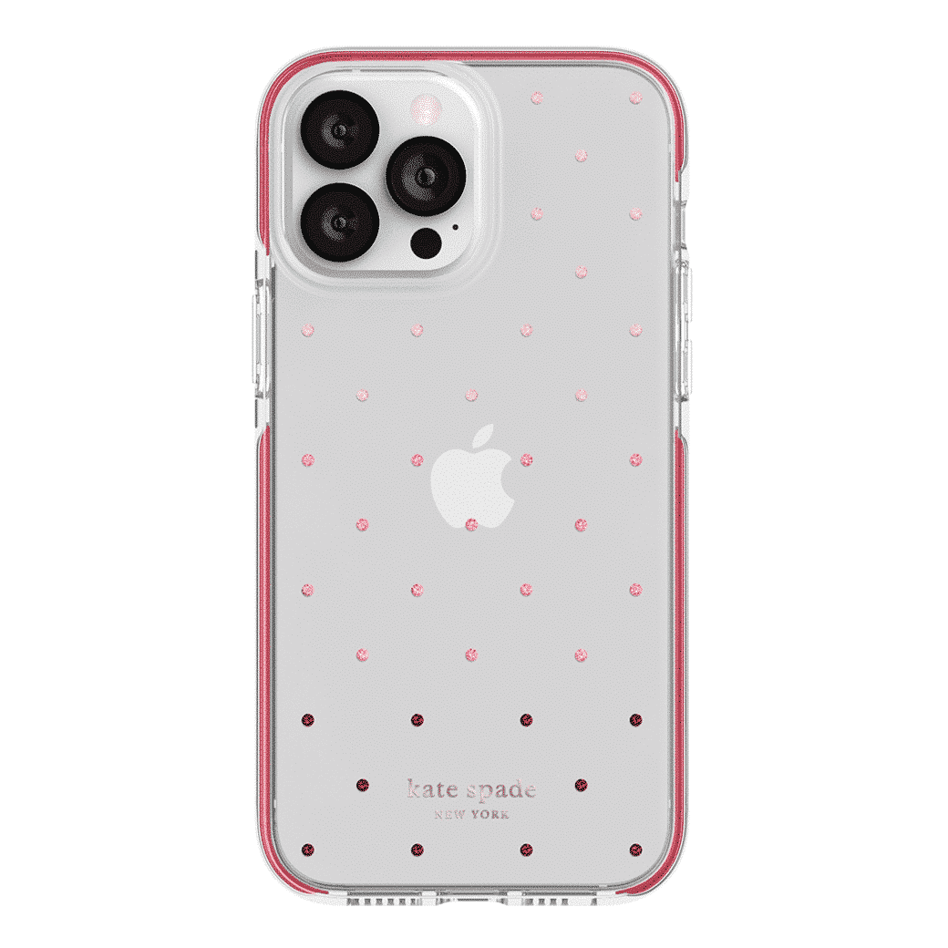 เคส Kate Spade New York รุ่น Defensive Hardshell Case - iPhone 13 Pro Max - Pin Dot Ombre Pink