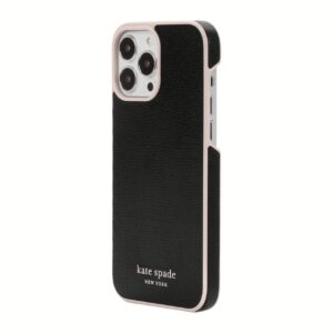เคส Kate Spade New York รุ่น Wrap Case - iPhone 13 Pro Max - Black/Pale Vellum