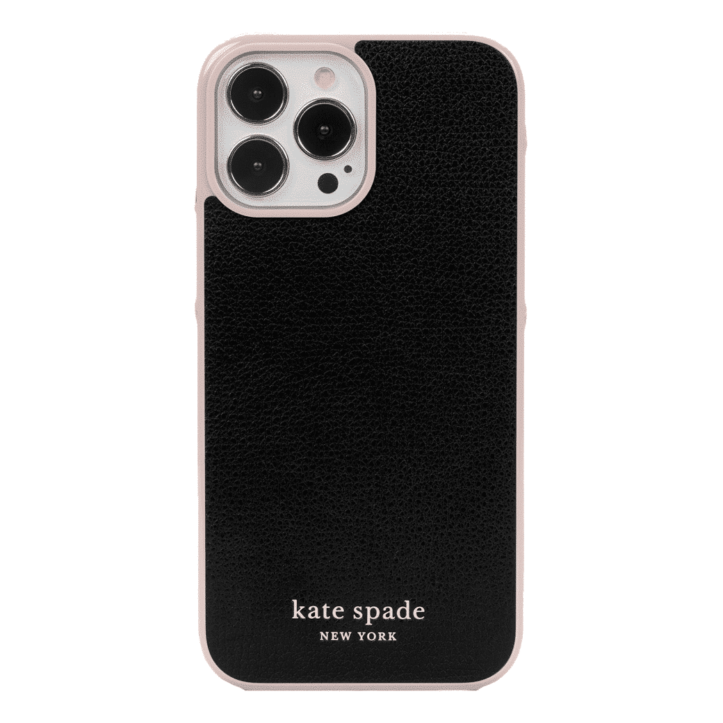 เคส Kate Spade New York รุ่น Wrap Case - iPhone 13 Pro Max - Black/Pale Vellum