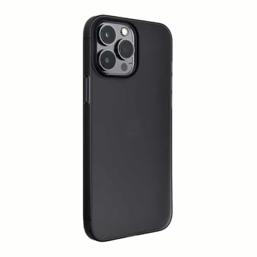 เคส Power Support รุ่น Air Jacket - iPhone 13 Pro Max - Rubber Black - Image 2