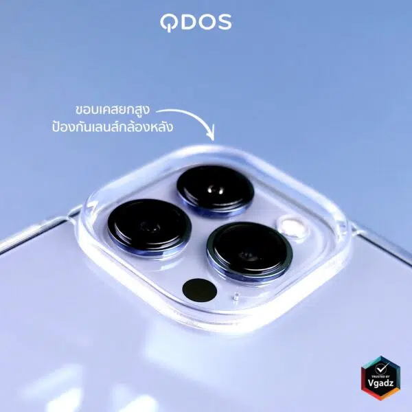 เคส QDOS รุ่น Hybrid - iPhone 13 Pro Max - สีใส