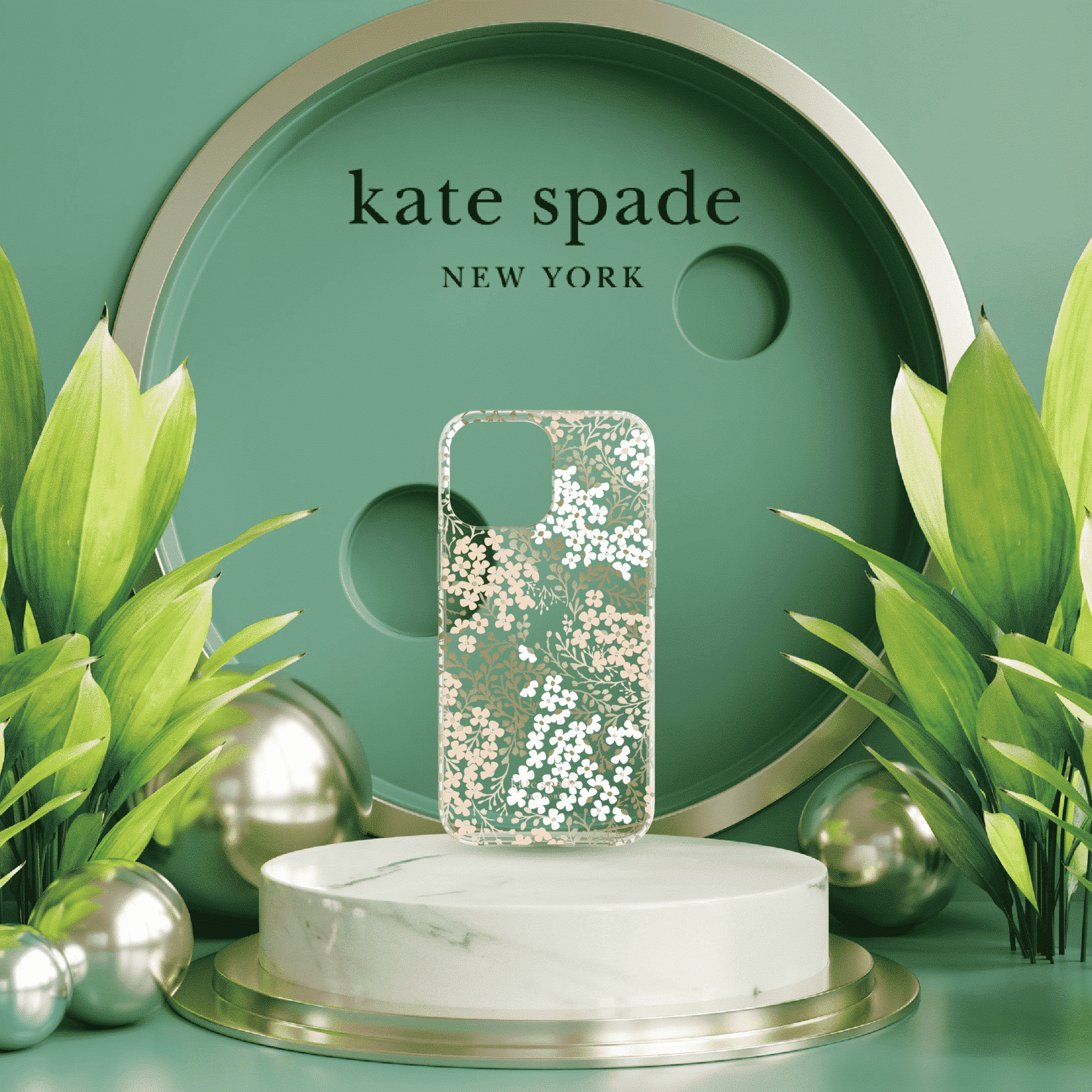 เคส Kate Spade New York รุ่น Protective Hardshell Case - iPhone 13 - Multi Floral
