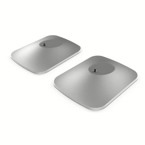 แผ่นขาตั้งลำโพง KEF สำหรับ LSX รุ่น P1 Desk Pad (เซ็ตคู่) - เงิน - Image 2
