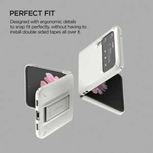 เคสกันกระแทก VRS รุ่น Quick Stand Modern - Galaxy Z Flip 3 - White