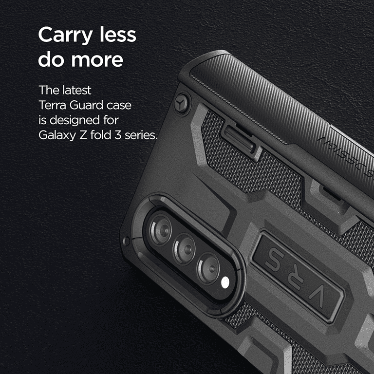 เคส VRS รุ่น Terra Guard Pro - Galaxy Z Fold 3 - Metal Black